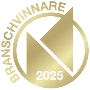 Utmärkelse som branschvinnare av Sigill 2025 